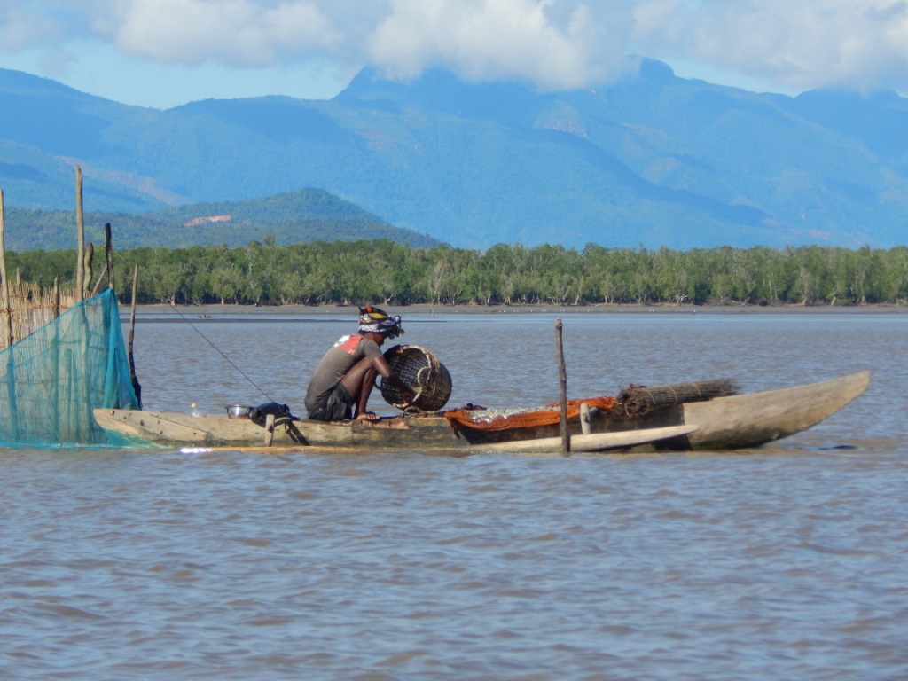 Femme pêcheur